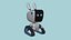 04 Kolekcja Cute Robot - Projekt postaci z gatunku SciFi