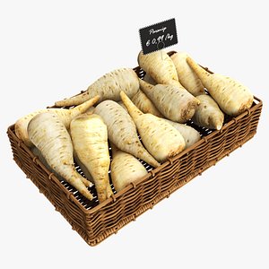 Parsnip in tray with price tag