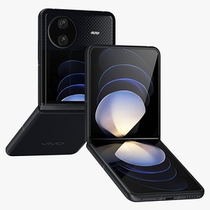 VIVO X Flip Diamond Black 3D model