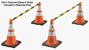 3D Street Elements Collection model