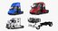 Rigged Trucks 3D Models Collection 3