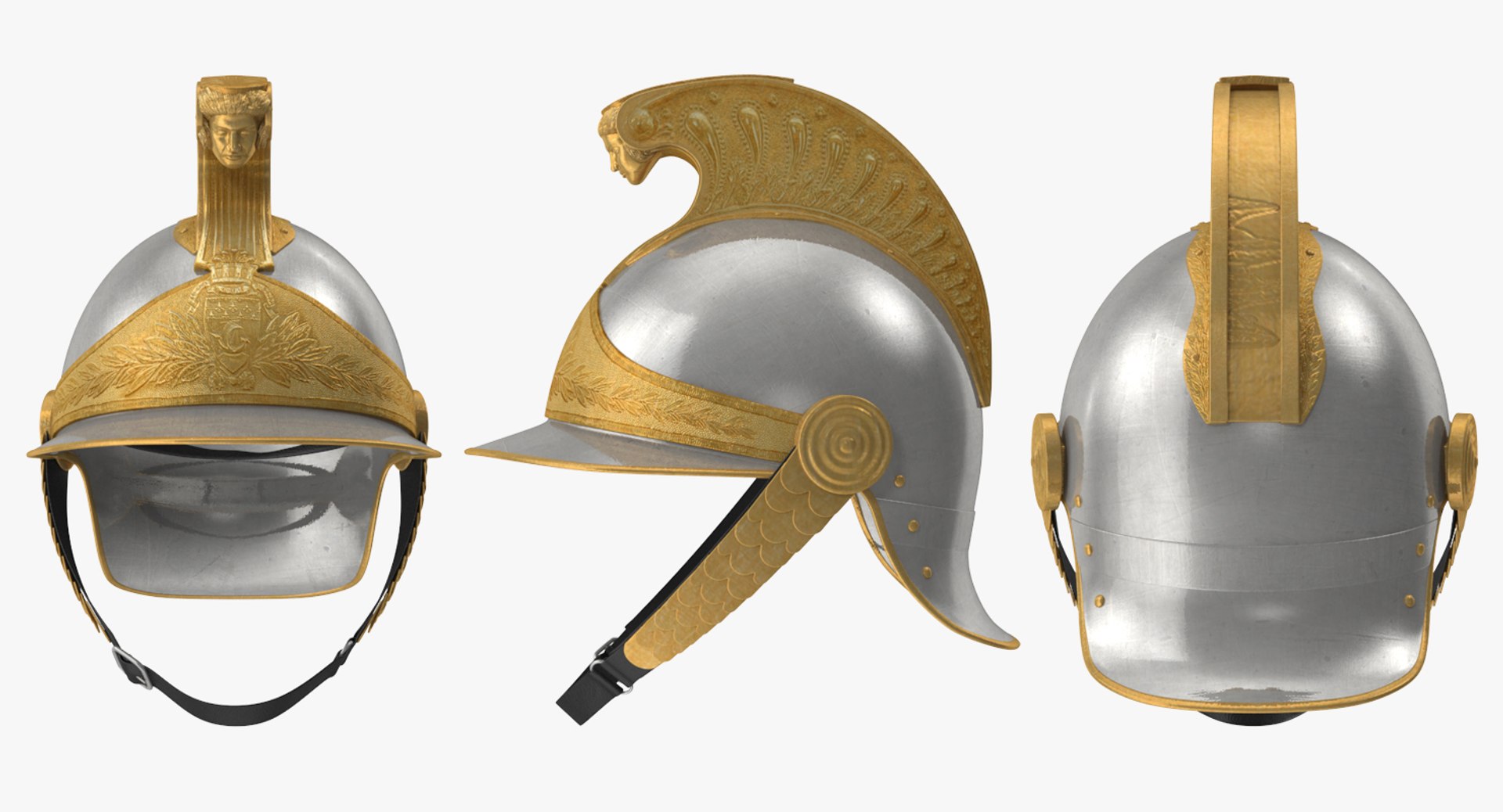 1872 French Cuirassier Heavy Model - TurboSquid 1190169