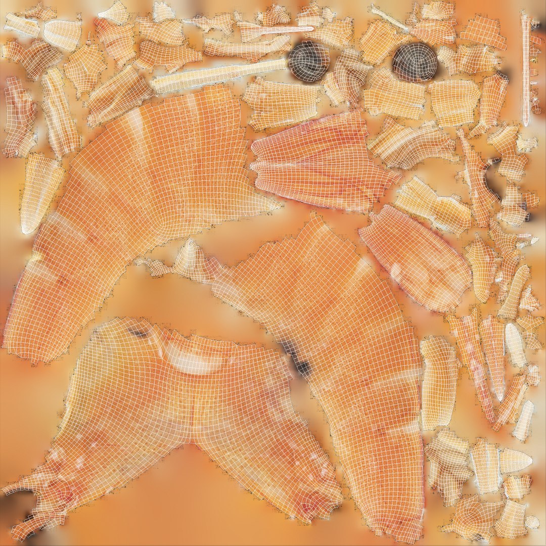 3D Boiled Shrimp Model - TurboSquid 2168697