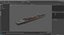 Low Draft Shipping Vessel Fully Loaded Green Rigged for Maya 3D model