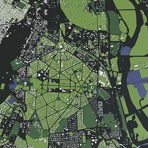 New Delhi - city and mass buildings 3D