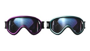 3D ski goggles