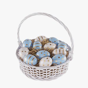 Easter Eggs Basket 05