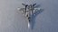 Avión de combate MIG-29 Fulcrum lowpoly