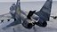 Avión de combate MIG-29 Fulcrum lowpoly