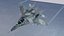 Avión de combate MIG-29 Fulcrum lowpoly