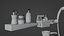 Equipamento de chuveiro 3D