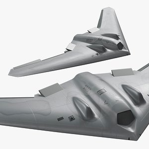 3D Lockheed Martin RQ170 Sentinel Camo UAV Rigged model