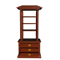 Meuble etagere en teck
