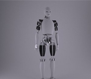 3D robot v-ray