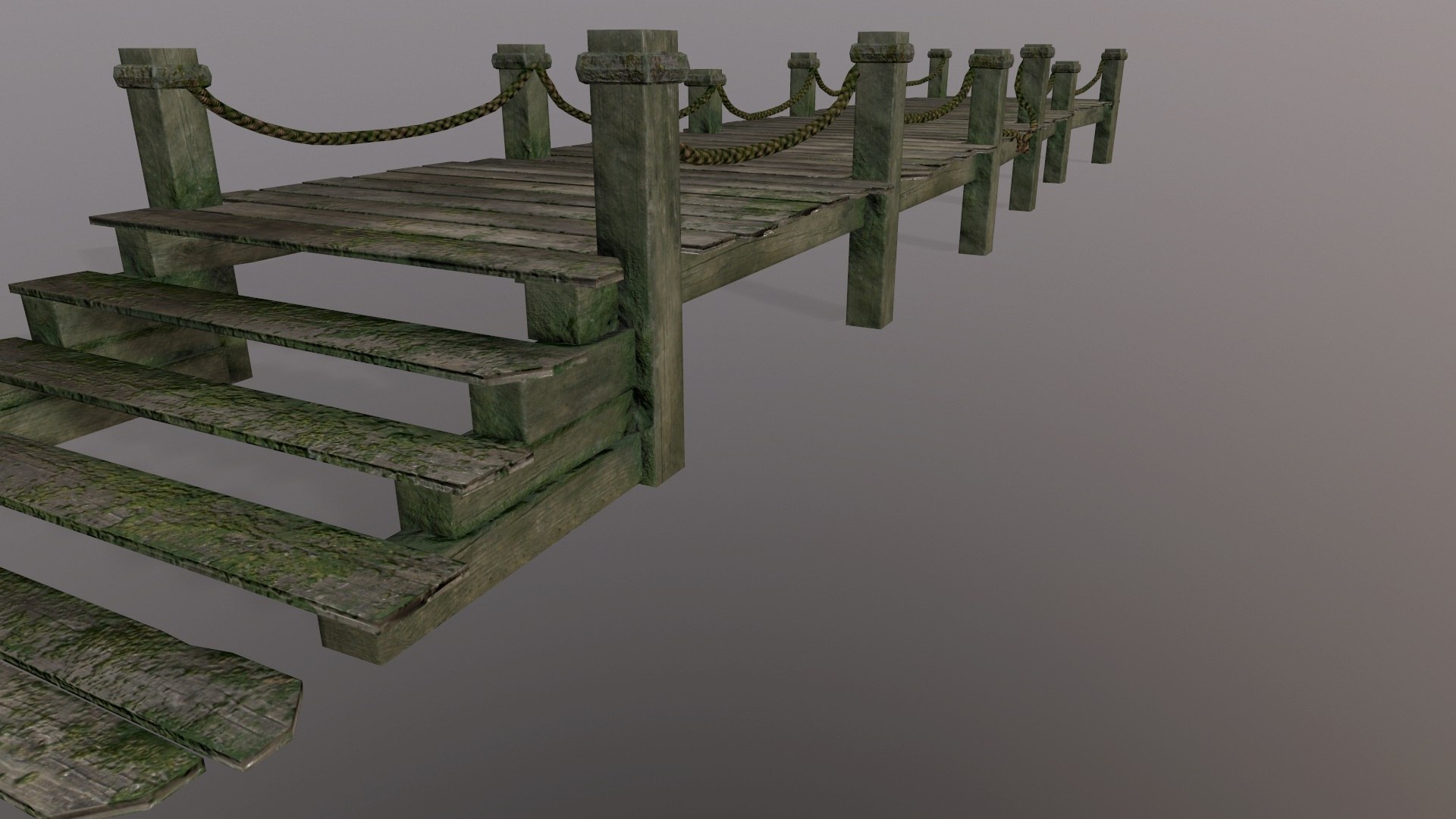 3D Wooden Pier Model - TurboSquid 1277519