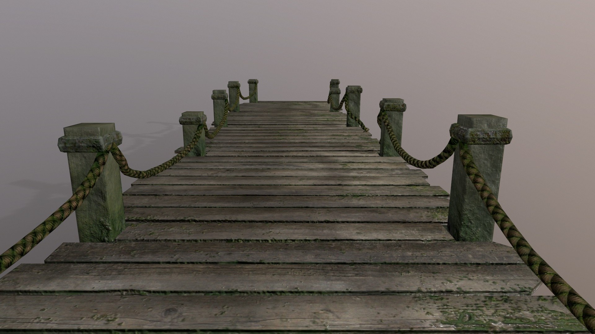 3D Wooden Pier Model - TurboSquid 1277519
