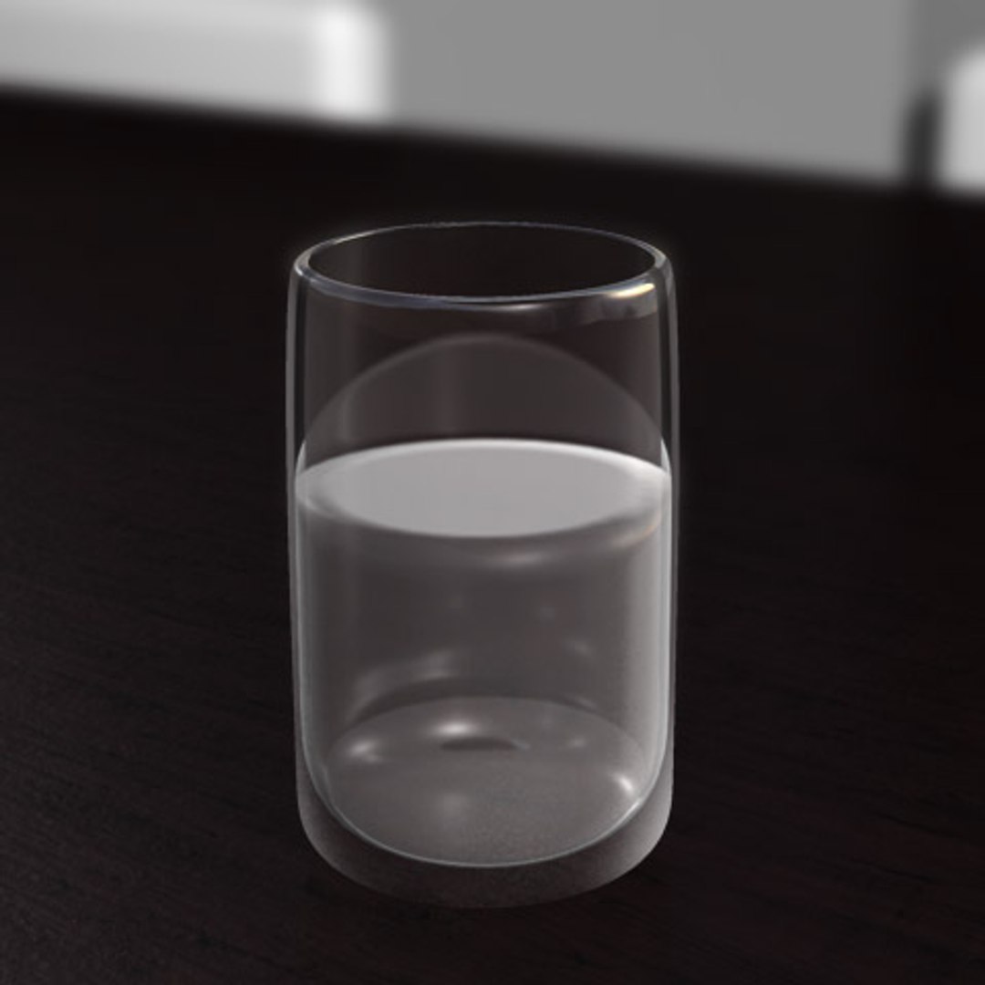 drinking glass 3d model