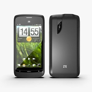 3d 3ds zte blade smartphone