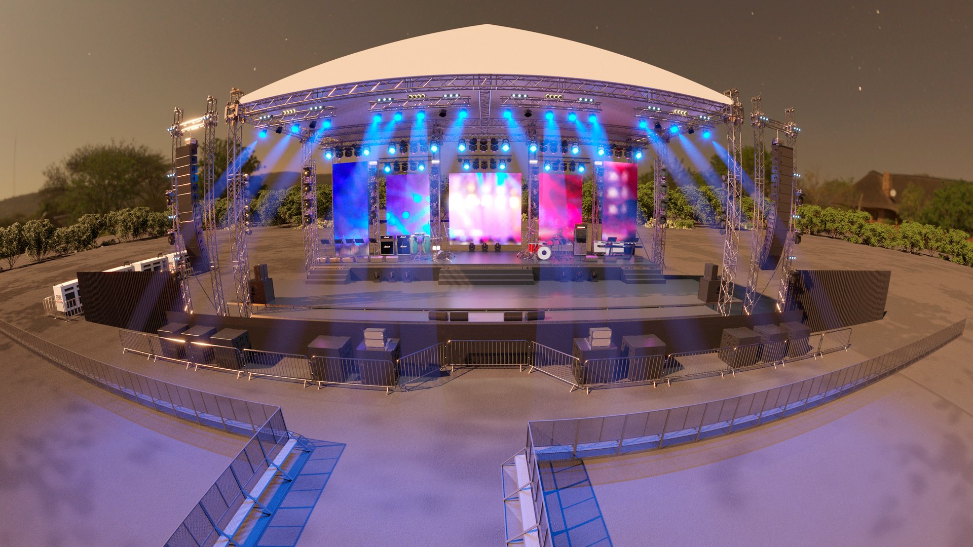3D Stage Full Model - TurboSquid 2108171