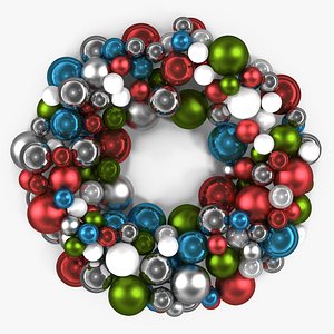 Christmas Balls Wreath