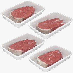 Beef Eye Round Wrapped Package Collection
