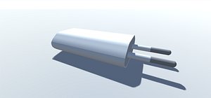european usb power adapter 3D