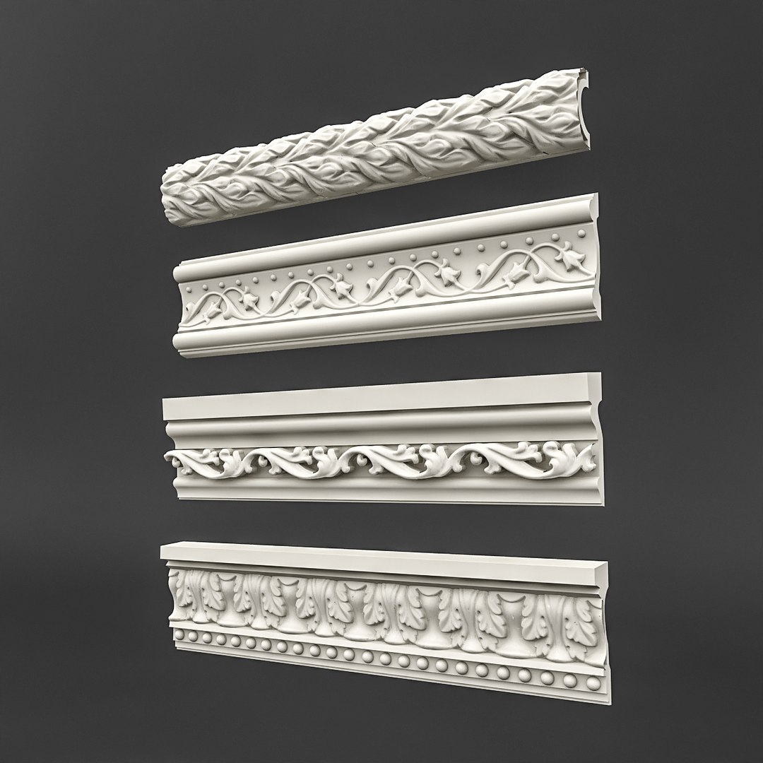 3D Classic Ceiling Pattern 07 - TurboSquid 1517158