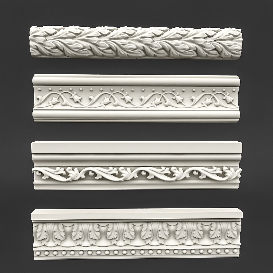 3D Classic Ceiling Pattern 07 - TurboSquid 1517158