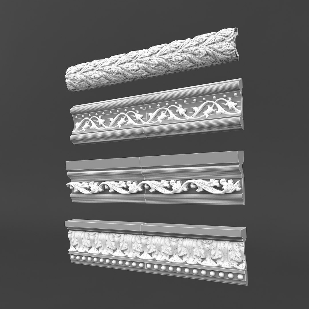 3D Classic Ceiling Pattern 07 - TurboSquid 1517158