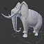 elephant cartoon 3d model