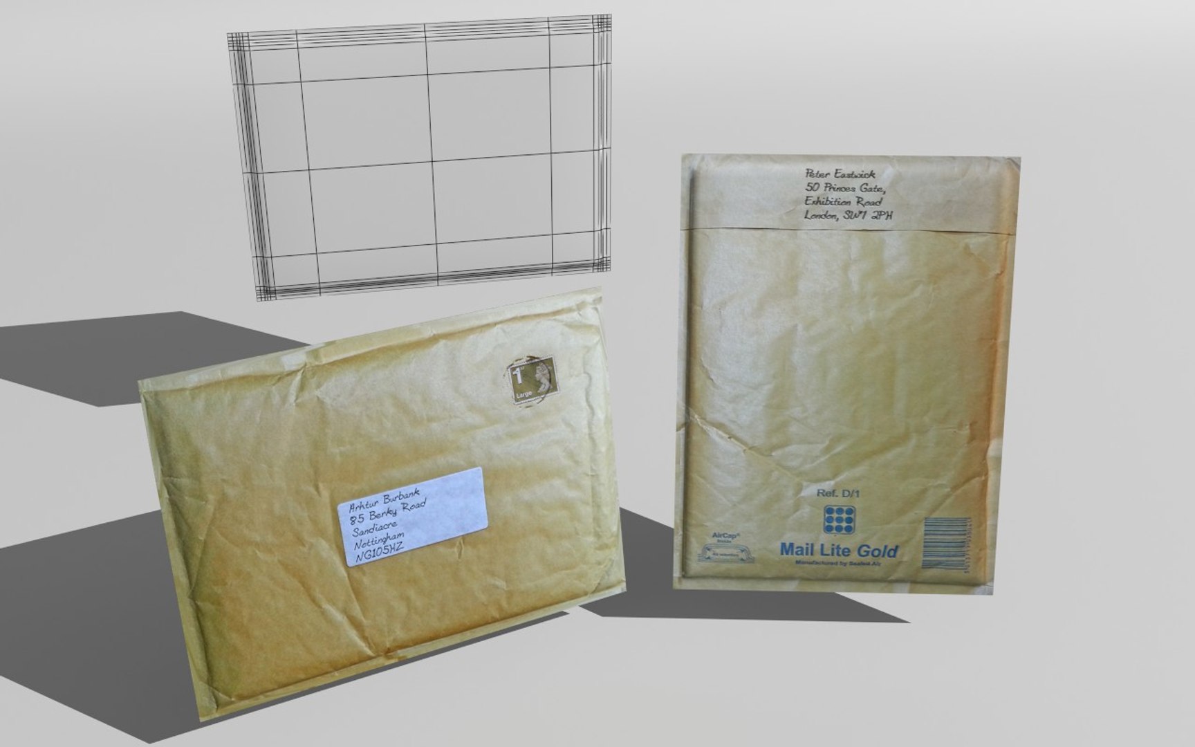 Envelope 3d Model