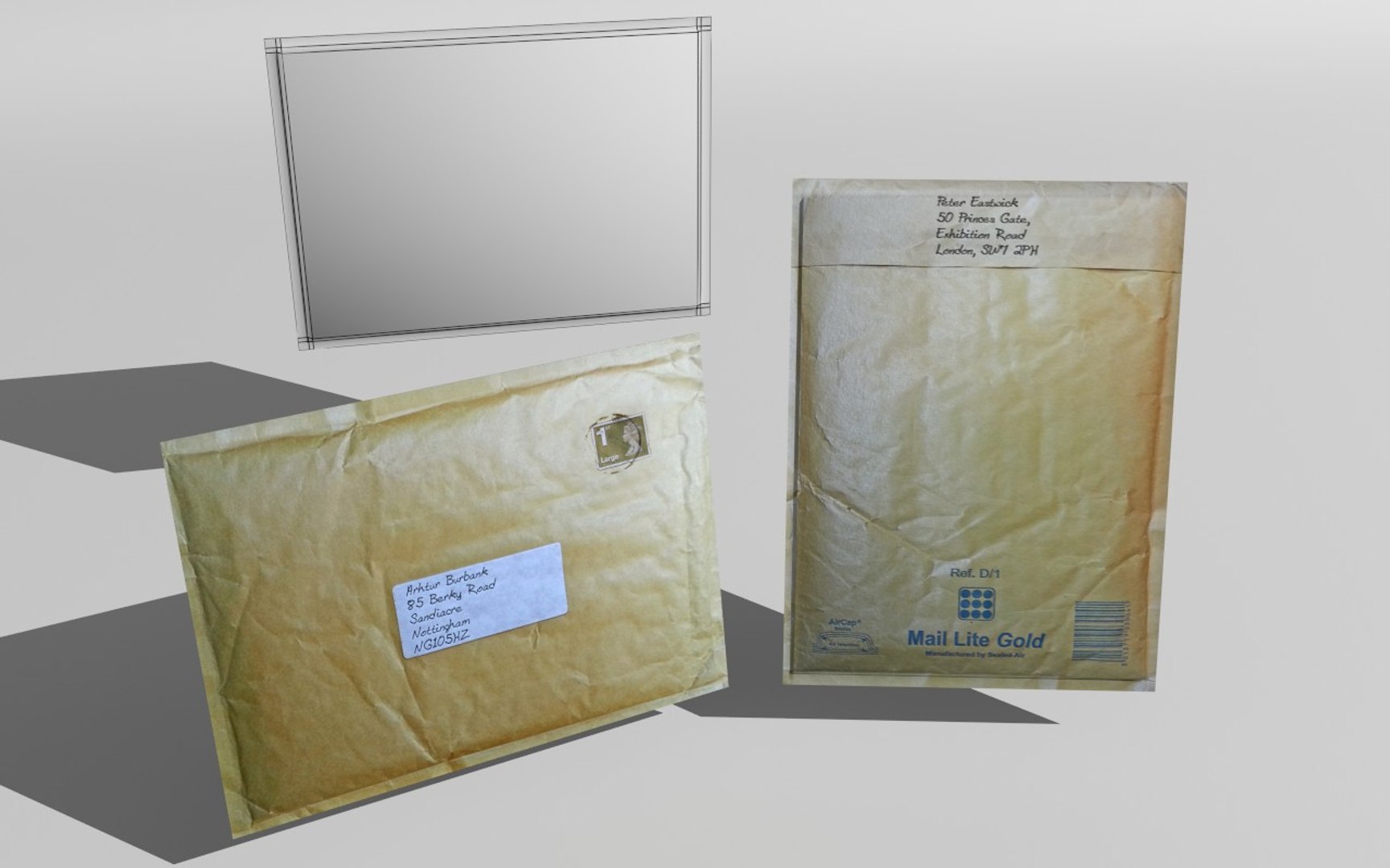 Envelope 3d Model
