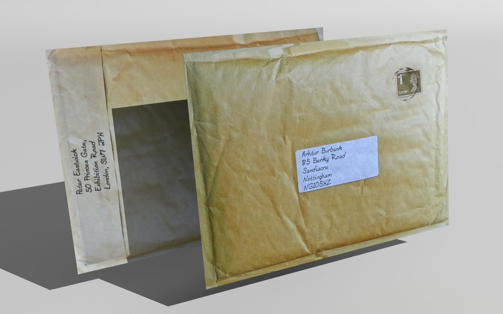 Envelope 3d Model