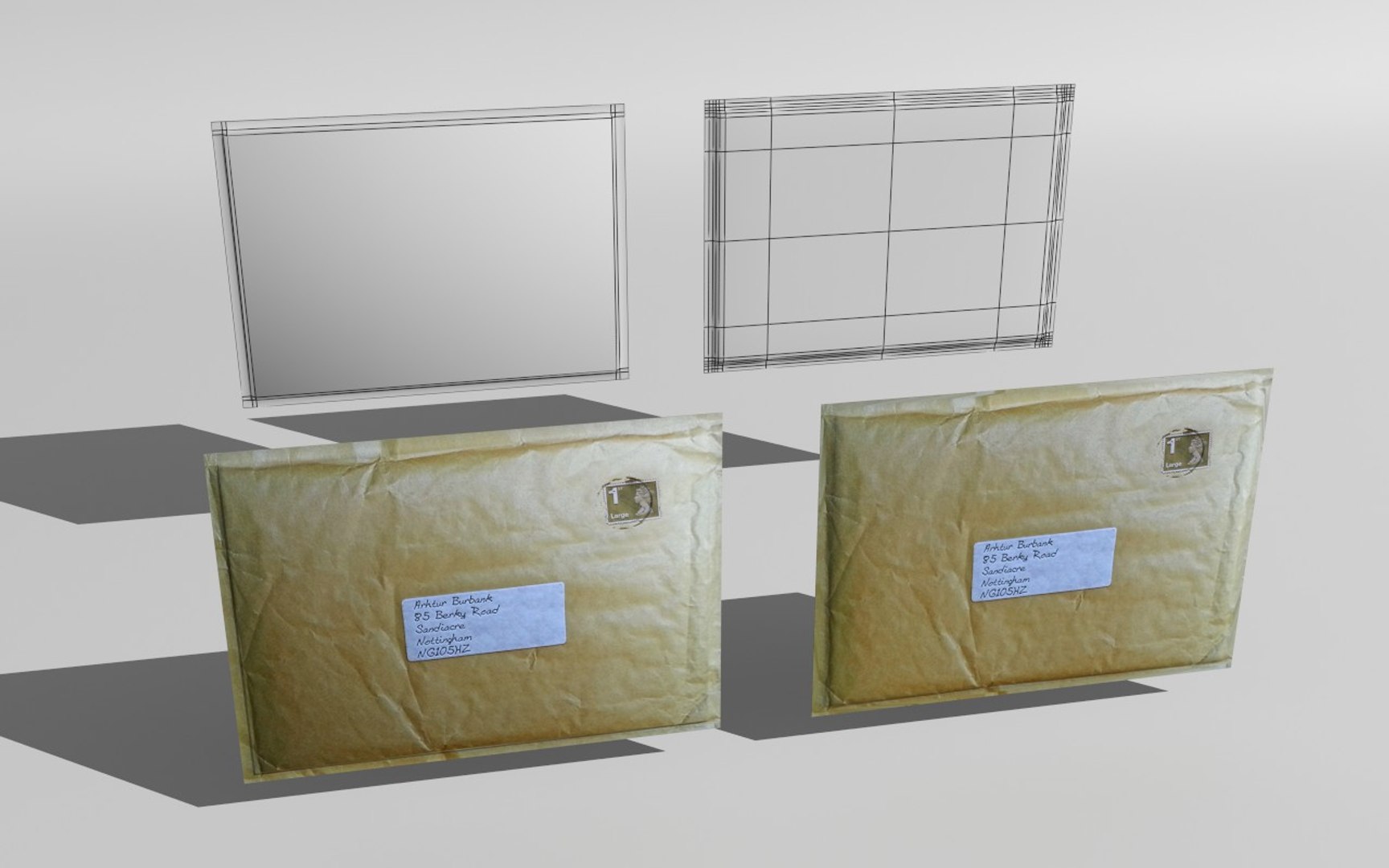 Envelope 3d Model