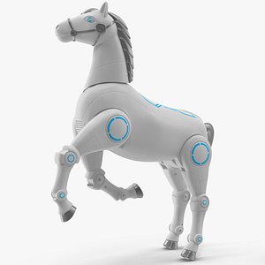 3D Robot Horse Rigged for Modo model