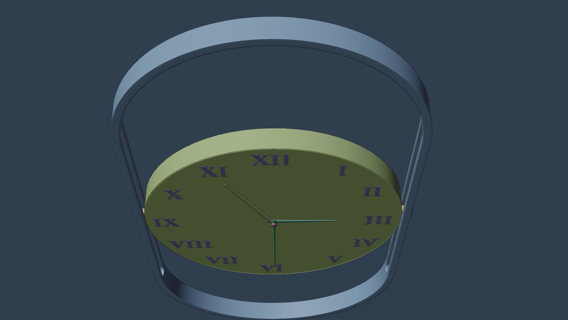 3D WALL CLOCK TurboSquid 2108413   Solid1 