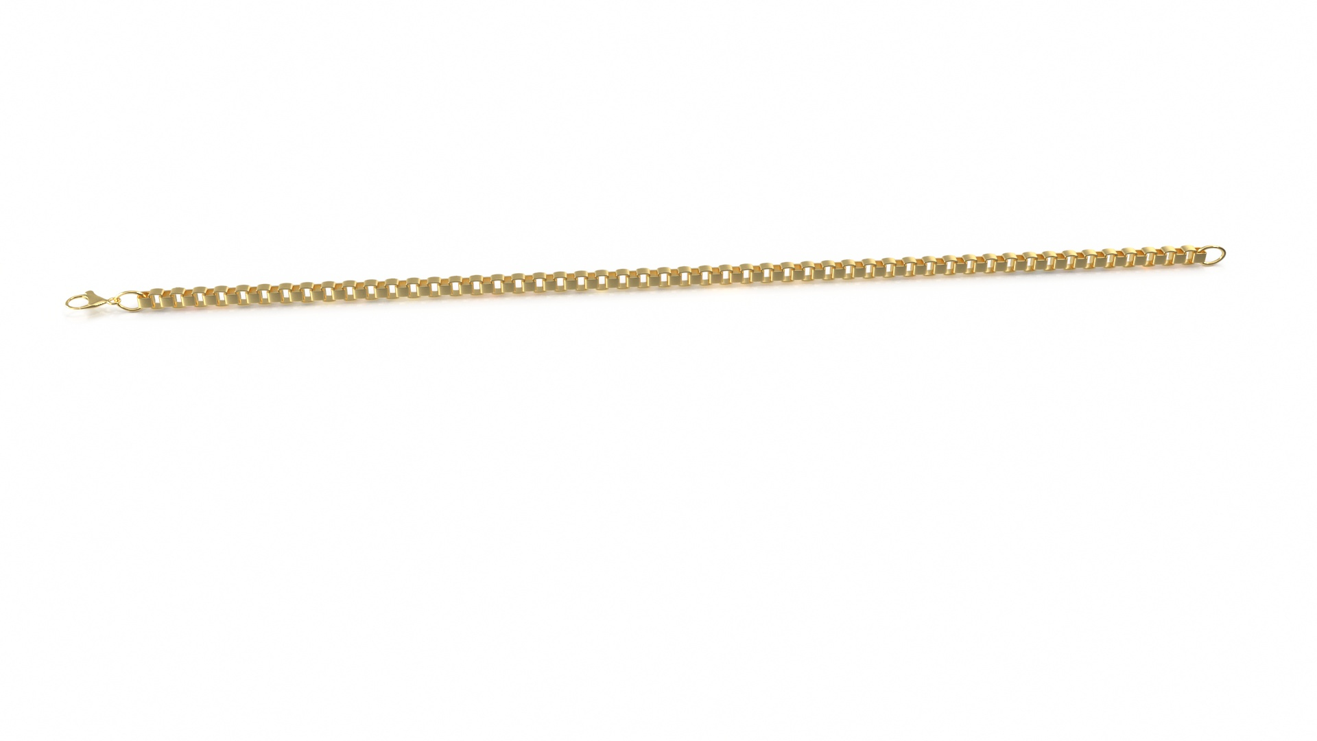Golden Box Chain 3D Model - TurboSquid 2239782