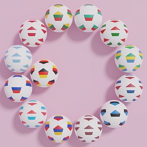 Flag Soccer Ball Collection 1