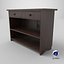 Wooden Cabinet red v1-09