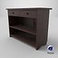 Wooden Cabinet red v1-09