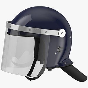 Riot Helmet 04 3D model