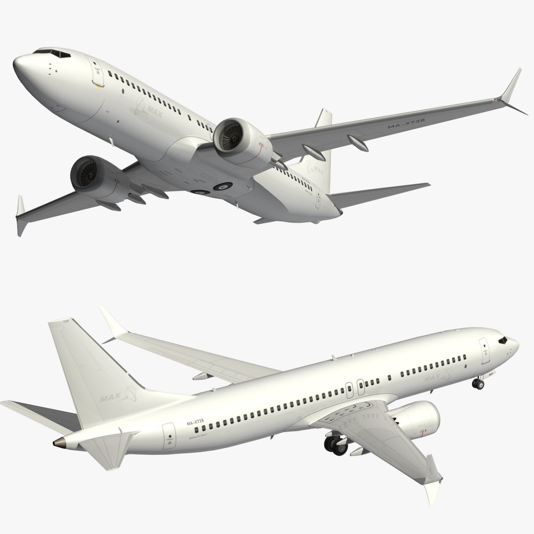 3D Boeing 737 Max White Livery model - TurboSquid 1833949