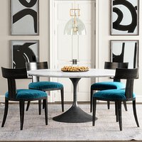 Klismos chair Aero table set