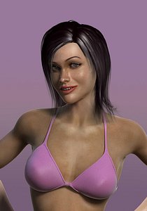 3ds max lady woman female