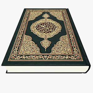 holy quran 3D model