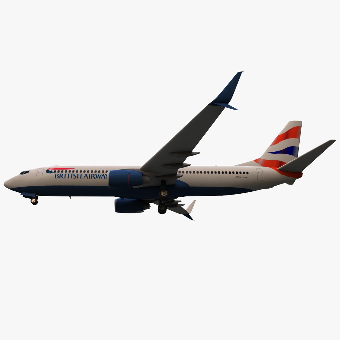 British Airways Boeing 737-800 3d Max