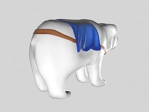white bear 3d max