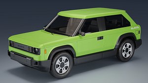 Slate Truck Fastback SUV Glow Stick 2027 3D Model 3D model
