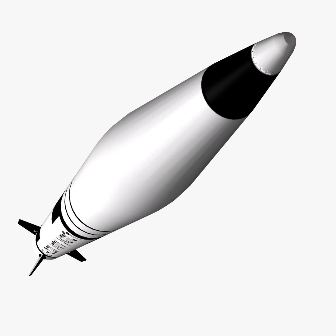 3d Short Missile Alacran Model