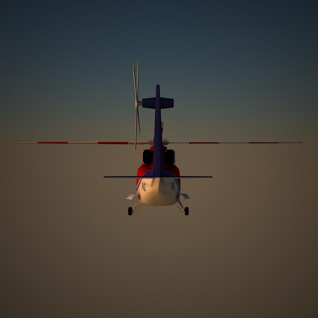 Sikorsky Chc 3d Model